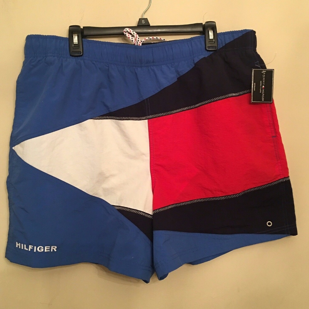 Tommy Hilfiger Flag Board Shorts Vintage